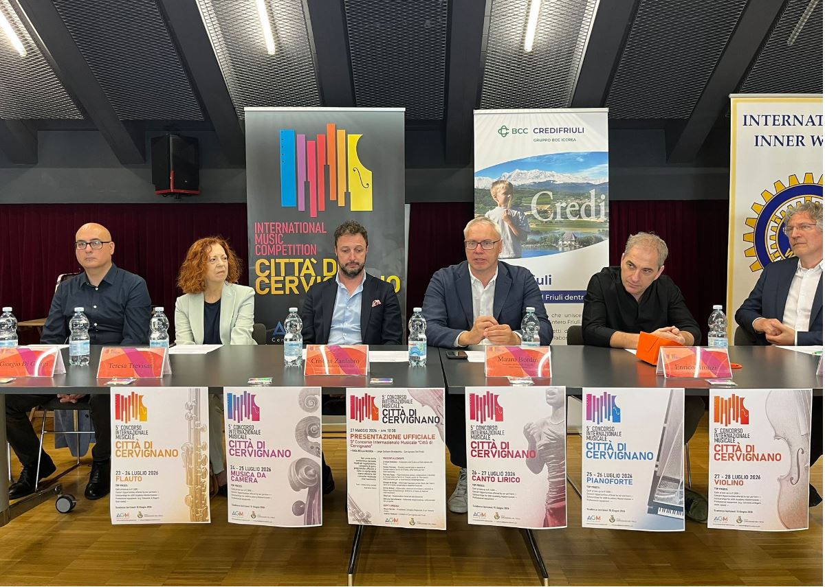 MUSICA. BORDIN: CONCORSO CITTÀ DI CERVIGNANO CRESCE PERCHÈ C
